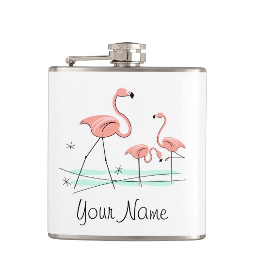 Flamant rose Ocean Trio 2 Nom flacon enveloppé (Devant)