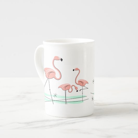 Flamant rose Ocean Trio 2 os chine mug (Devant gauche)