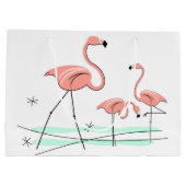 Flamant rose Ocean Trio 2 sac cadeau grand (Dos)