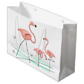 Flamant rose Ocean Trio 2 sac cadeau grand (Devant Angle)