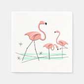 Flamant rose Ocean Trio 2 serviettes en papier (Devant)