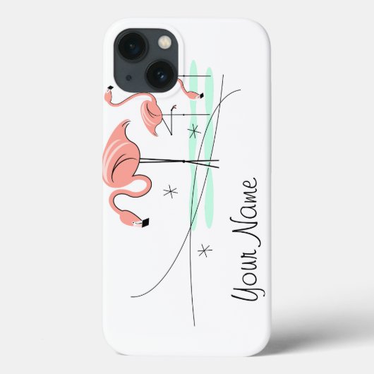 Flamant rose Ocean Trio 3 "Nom" coque ipad (Verso)