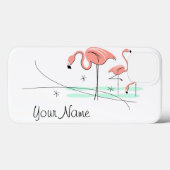 Flamant rose Ocean Trio 3 "Nom" coque ipad (Verso (horizontal))