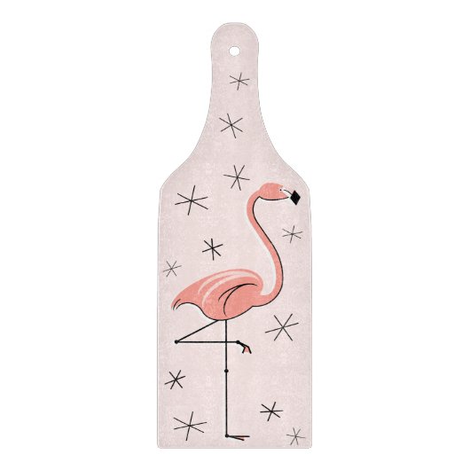 Flamant rose Paddle de la planche à découper rose (Devant)