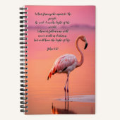Flamant rose passer du temps avec Dieu Journal (Recto)