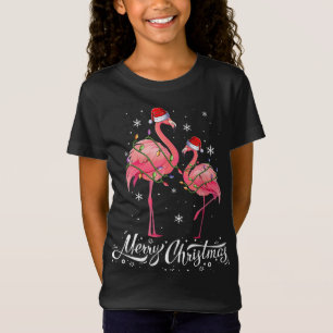 Flamant rose Père Noël Light Sweat de Noël Flamant
