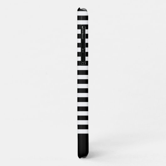 Flamant rose personnalisé coque iphone rayé (Dos/Gauche)