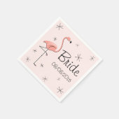 Flamant rose Pink Bride et serviettes en papier Da (Coin)