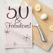 Flamant rose Rose 50 et Fabulous! serviette de cui (Quart Plié)