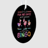Flamant rose rose Bingo Funny Cadeau Art (devant)