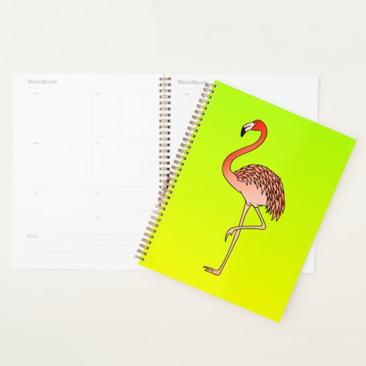 Flamant rose rose Bird-57667 (Devant avec enveloppe)
