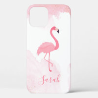 Flamant rose rose cool Coque-Mate coque iphone