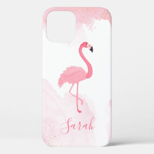 Flamant rose rose cool Coque-Mate coque iphone