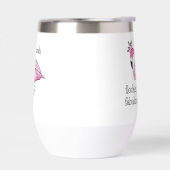 Flamant rose rose Couronne rose Flocking Nom fabul (Gauche)