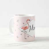 Flamant rose Rose Diamond Maman mug (Devant gauche)