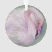 Flamant rose rose doux Pastel Vacances personnalis (dos)