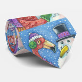 Flamant rose ROSE ET NOËL DE NEIGE CRAVATE DE VACA (Roulé)