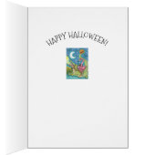 Flamant rose ROSE ET VERSE CARTE CROCODILE EN COUR (Intérieur (Droit))