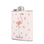 Flamant rose rose fabuleux! flacon enveloppé (Gauche)