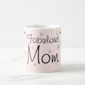 Flamant rose rose 'Fabulous Mom' mug (Centre)