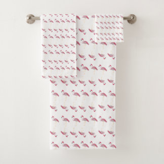 Flamant rose rose Flamants roses rayures nappes