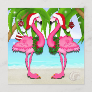 Flamant rose rose Fun Invitation #holidayZ