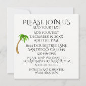 Flamant rose rose Fun Invitation #holidayZ (Dos)
