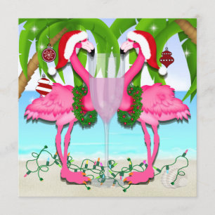 Flamant rose rose Fun Invitation #holidayZ