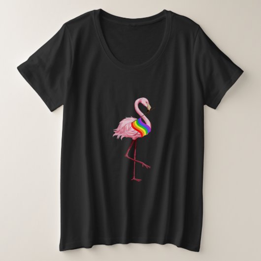 Flamant rose rose Gay pride cadeaux du mois de la (Design devant)