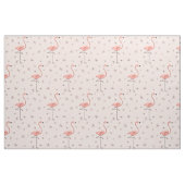 Flamant rose Rose grand tissu motif (Yard)