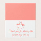 Flamant rose rose Merci Tropical Wedding Party (Outside Unfolded)