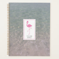 Flamant rose rose Océan Eau personnalisée