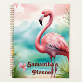 Flamant rose rose personnalisable, Flamant rose ro (Devant)