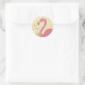 Flamant rose rose pour vous autocollant (Sac)