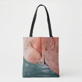 Flamant rose rose Prenez un Sac fourre-tout d'art (Devant)