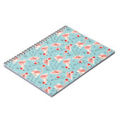 Flamant rose Santas Blue Multi carnet (Côté gauche)