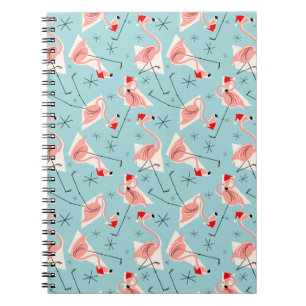 Flamant rose Santas Blue Multi carnet