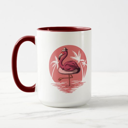 FLAMANT ROSE   Tasse (Gauche)