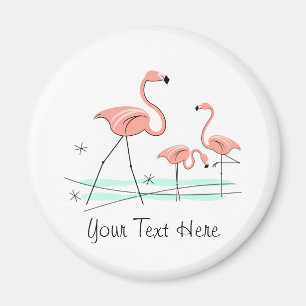 Flamant rose Trio 2 Texte aimant