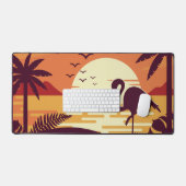 Flamant rose tropical (Clavier et souris)