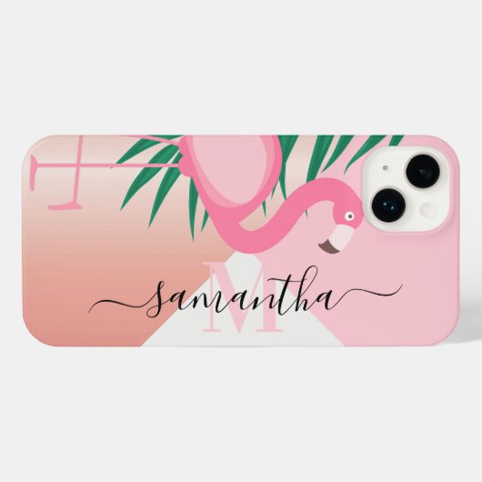 Flamant Rose Tropical (Verso Horizontal)