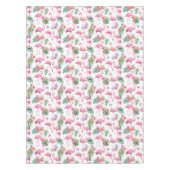 Flamant rose tropical Baby shower nappe (Devant)