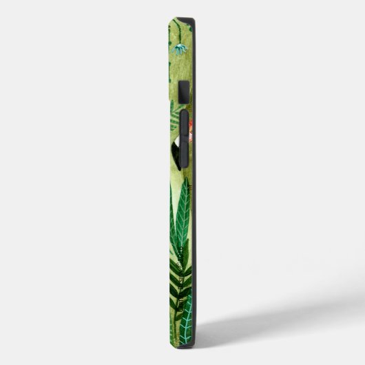 Flamant rose Tropiques Jungle Tropical | Coque Iph (Verso / Gauche)