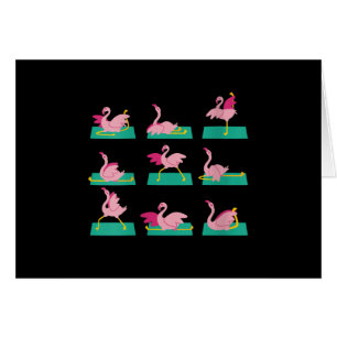Flamant rose Yoga Poses Méditation Exercice d'entr