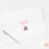 Flamant Tropical - Étiquette de bougie de prière (Enveloppe)