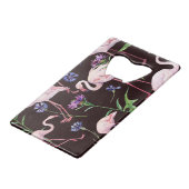 Flamants d'aquarelle et fleurs sauvages motif. (Devant Angle)