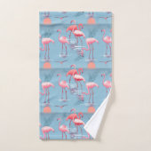 Flamants Motif 1 (Serviette à main)