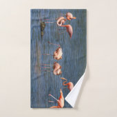 Flamants roses (Serviette à main)