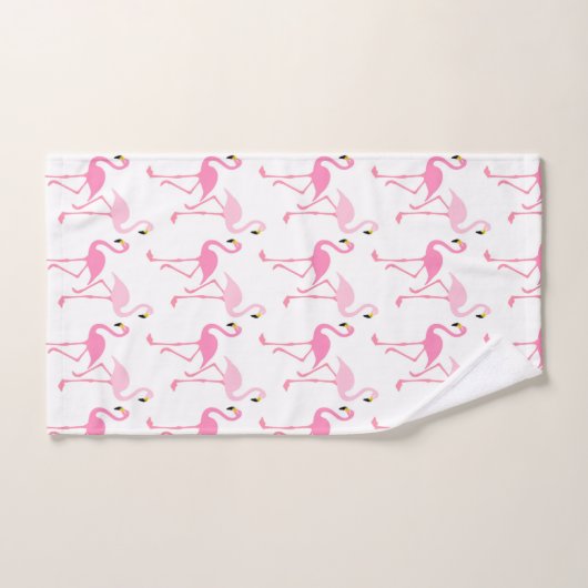 Flamants roses (Serviette à main)