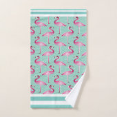 Flamants roses (Serviette à main)